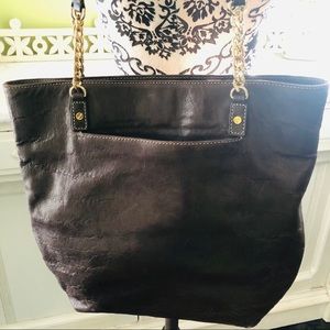 Michael Kors Chocolate Brown Leather Bag